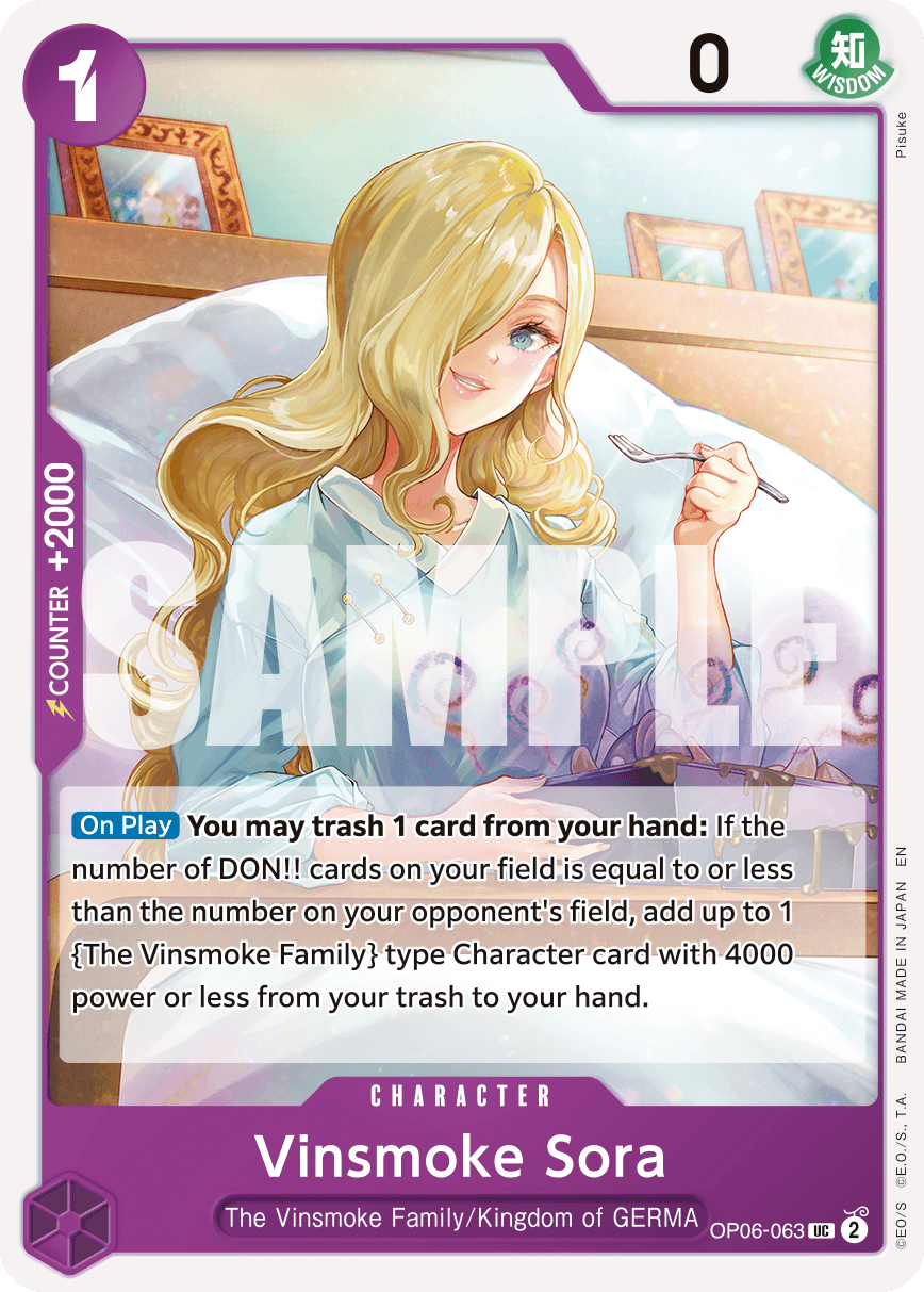 Vinsmoke Sora (Pirate Foil)