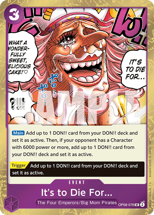 It's to Die For (Pirate Foil)